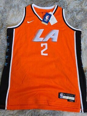 Nike LA Clippers #2 Orange Jersey XL
